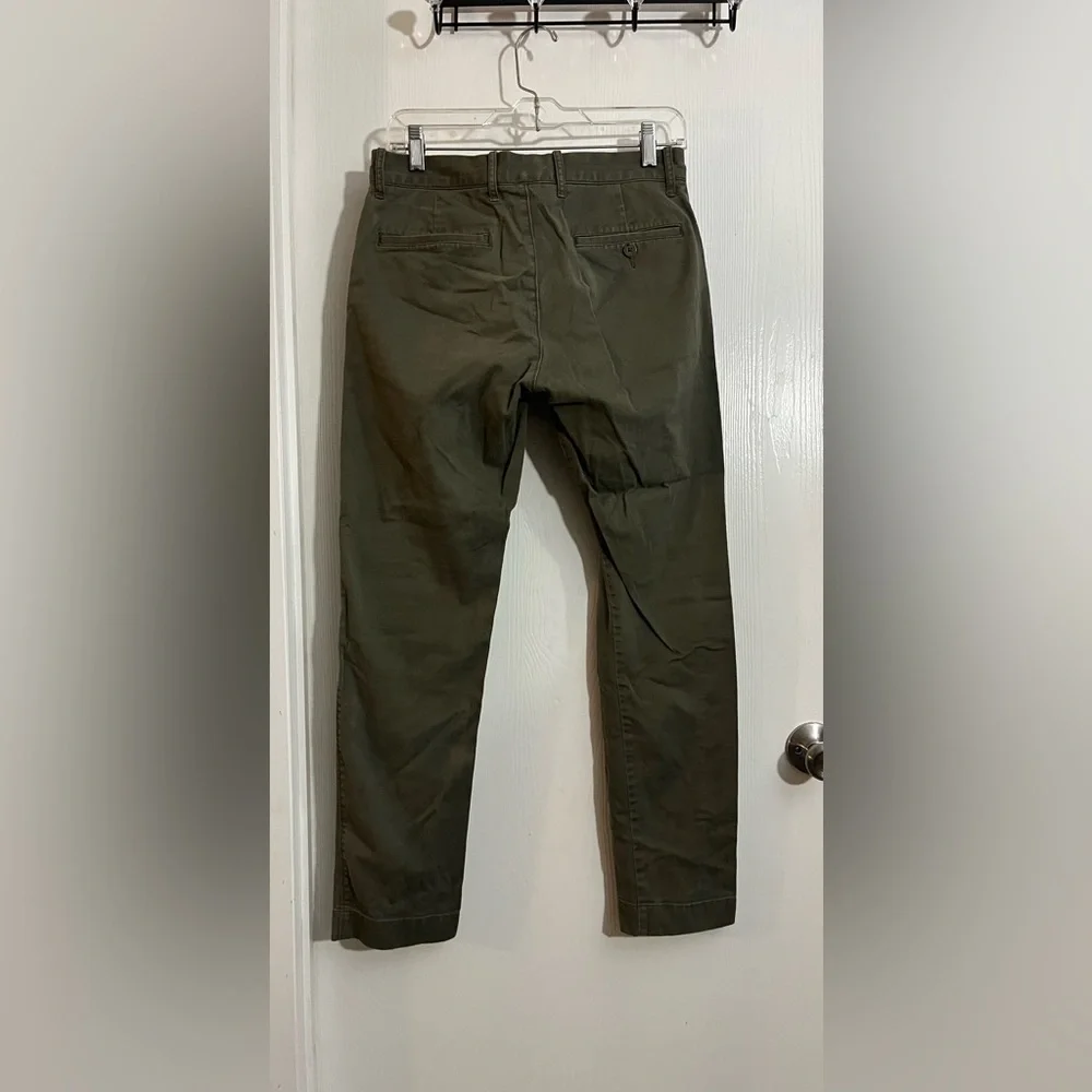 J. Crew Flex Slim Men's Olive Khaki Chinos